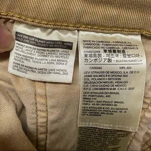 Levi's 514 Men's Straight Khaki Jeans - Picture 6 of 7